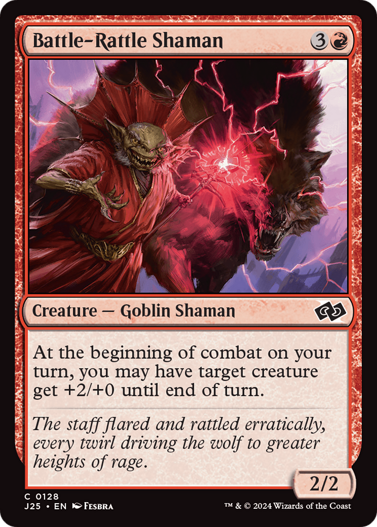 Battle-Rattle Shaman [Foundations Jumpstart] MTG Single Magic: The Gathering    | Red Claw Gaming