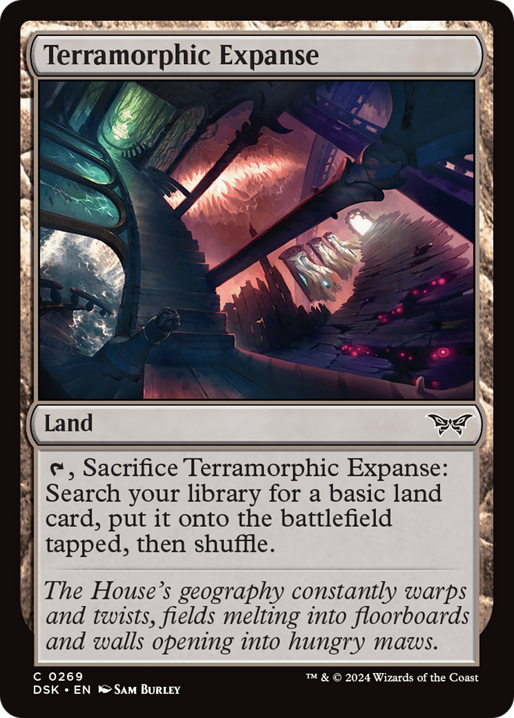 Terramorphic Expanse [Duskmourn: House of Horror] MTG Single Magic: The Gathering    | Red Claw Gaming