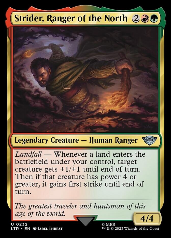 Strider, Ranger of the North [The Lord of the Rings: Tales of Middle-Earth] MTG Single Magic: The Gathering | Red Claw Gaming