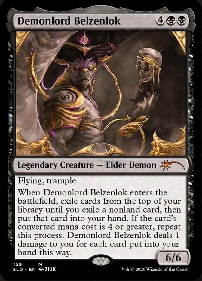 Demonlord Belzenlok (Foil Etched) [Secret Lair Drop Series] MTG Single Magic: The Gathering    | Red Claw Gaming