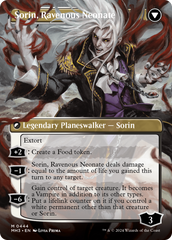 Sorin of House Markov // Sorin, Ravenous Neonate (Borderless) [Modern Horizons 3] MTG Single Magic: The Gathering    | Red Claw Gaming