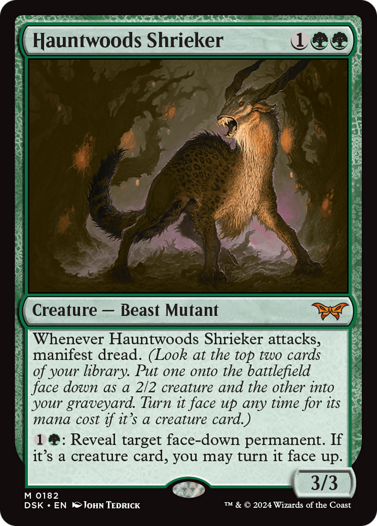 Hauntwoods Shrieker [Duskmourn: House of Horror] MTG Single Magic: The Gathering    | Red Claw Gaming