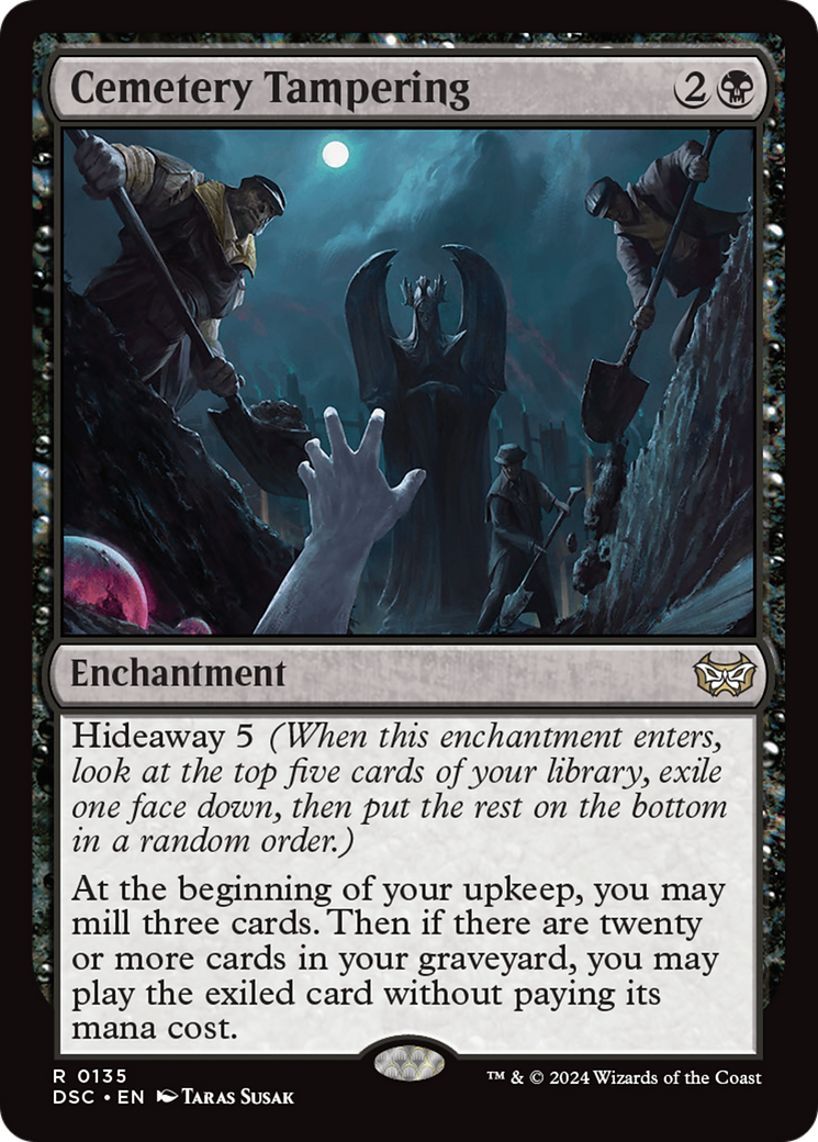 Cemetery Tampering [Duskmourn: House of Horror Commander] MTG Single Magic: The Gathering    | Red Claw Gaming