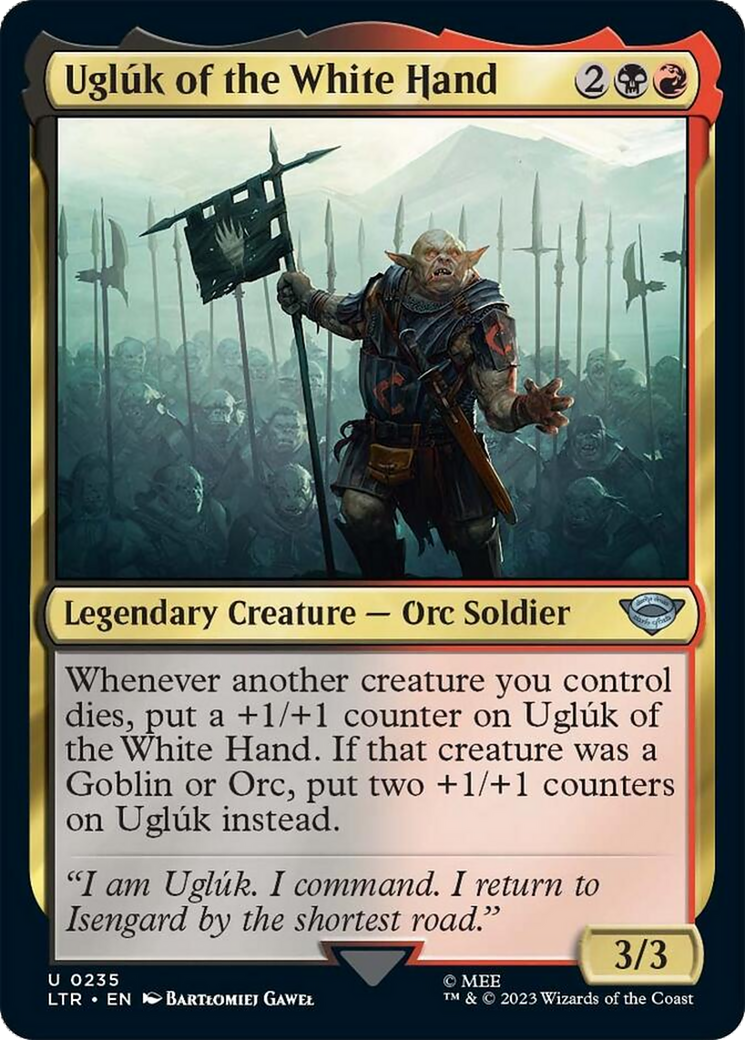 Ugluk of the White Hand [The Lord of the Rings: Tales of Middle-Earth] MTG Single Magic: The Gathering | Red Claw Gaming