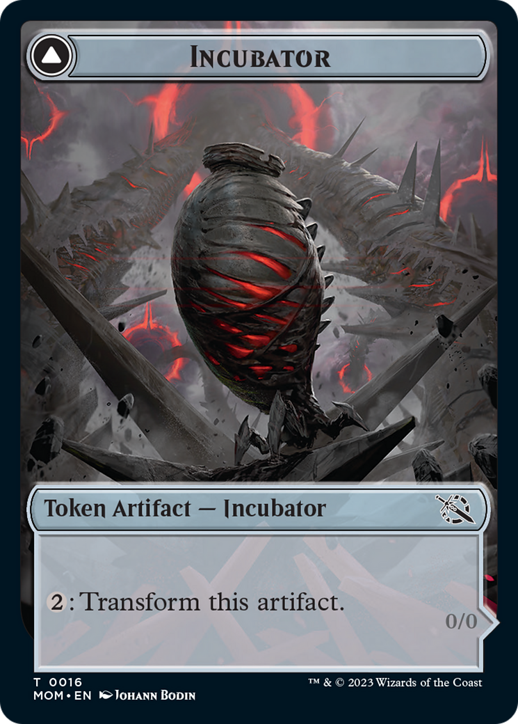 Incubator // Phyrexian (16) Double-Sided Token [March of the Machine Tokens] MTG Single Magic: The Gathering    | Red Claw Gaming