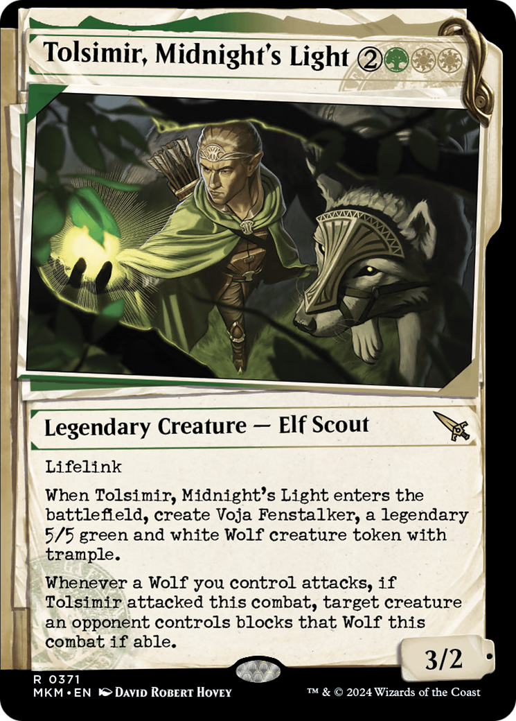 Tolsimir, Midnight's Light (Showcase) [Murders at Karlov Manor] MTG Single Magic: The Gathering    | Red Claw Gaming