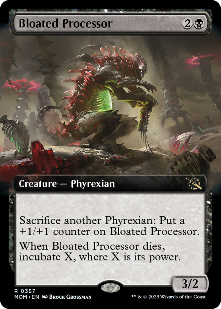 Bloated Processor (Extended Art) [March of the Machine] MTG Single Magic: The Gathering    | Red Claw Gaming