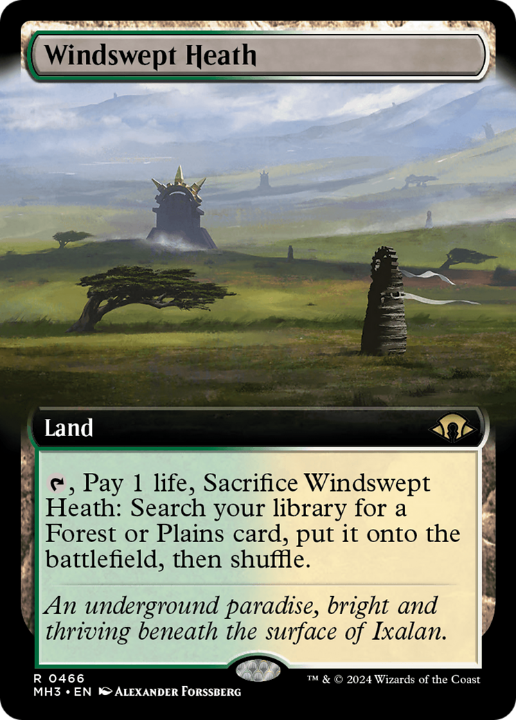 Windswept Heath (Extended Art) [Modern Horizons 3] MTG Single Magic: The Gathering    | Red Claw Gaming