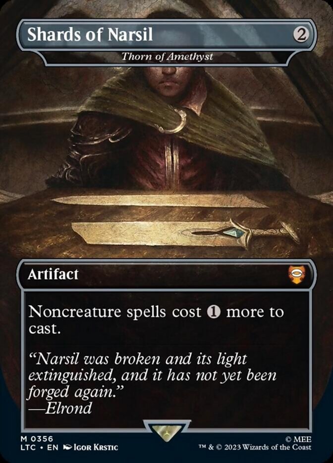 Thorn of Amethyst - Shards of Narsil [The Lord of the Rings: Tales of Middle-Earth Commander] MTG Single Magic: The Gathering    | Red Claw Gaming