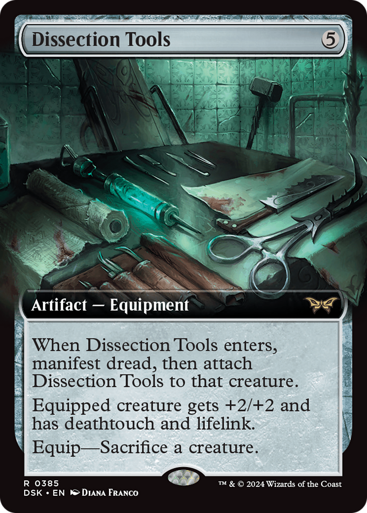 Dissection Tools (Extended Art) [Duskmourn: House of Horror] MTG Single Magic: The Gathering    | Red Claw Gaming