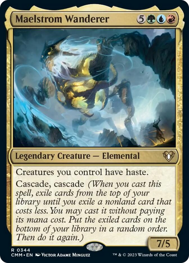 Maelstrom Wanderer [Commander Masters] MTG Single Magic: The Gathering    | Red Claw Gaming