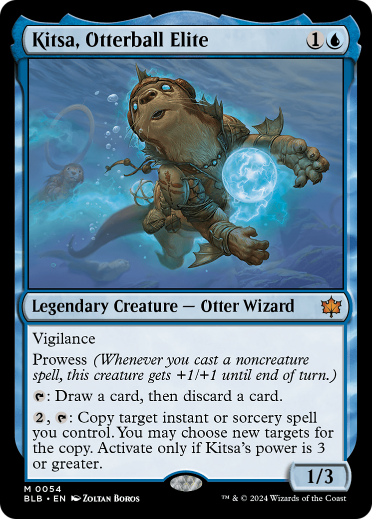 Kitsa, Otterball Elite [Bloomburrow] MTG Single Magic: The Gathering    | Red Claw Gaming