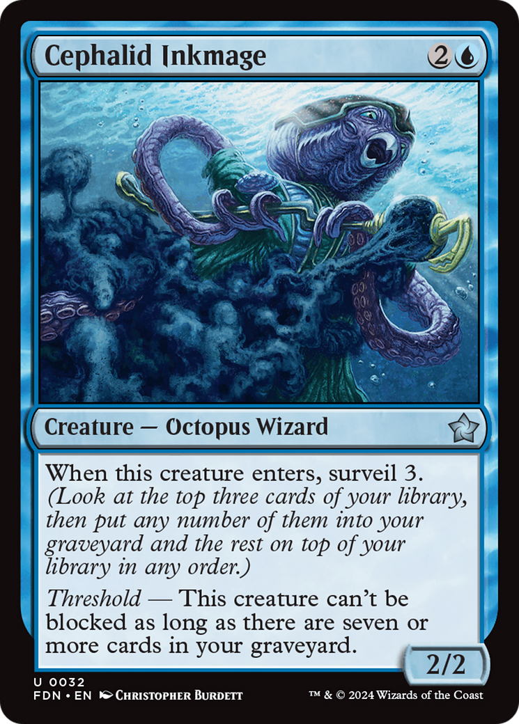 Cephalid Inkmage [Foundations] MTG Single Magic: The Gathering | Red Claw Gaming