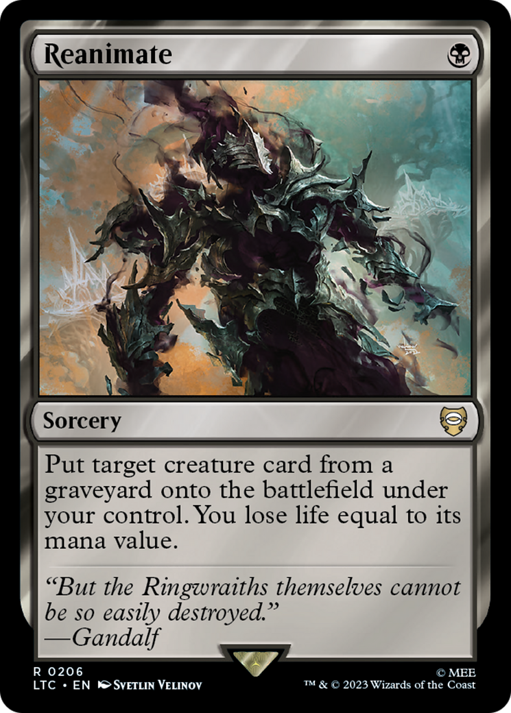 Reanimate [The Lord of the Rings: Tales of Middle-Earth Commander] MTG Single Magic: The Gathering    | Red Claw Gaming