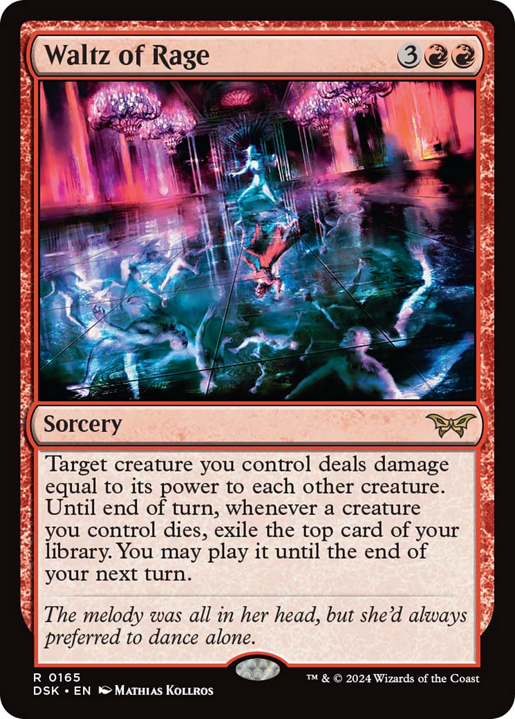 Waltz of Rage [Duskmourn: House of Horror] MTG Single Magic: The Gathering    | Red Claw Gaming