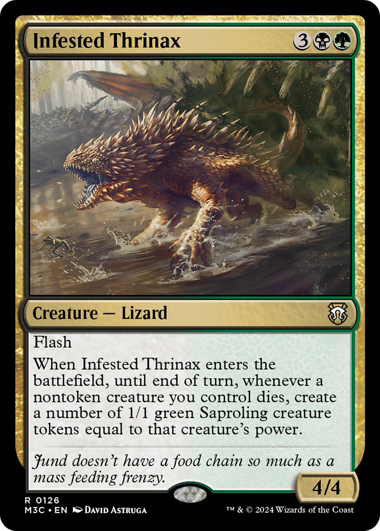 Infested Thrinax [Modern Horizons 3 Commander] MTG Single Magic: The Gathering    | Red Claw Gaming