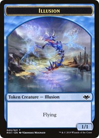 Illusion // Bear Double-Sided Token [Modern Horizons Tokens] MTG Single Magic: The Gathering    | Red Claw Gaming