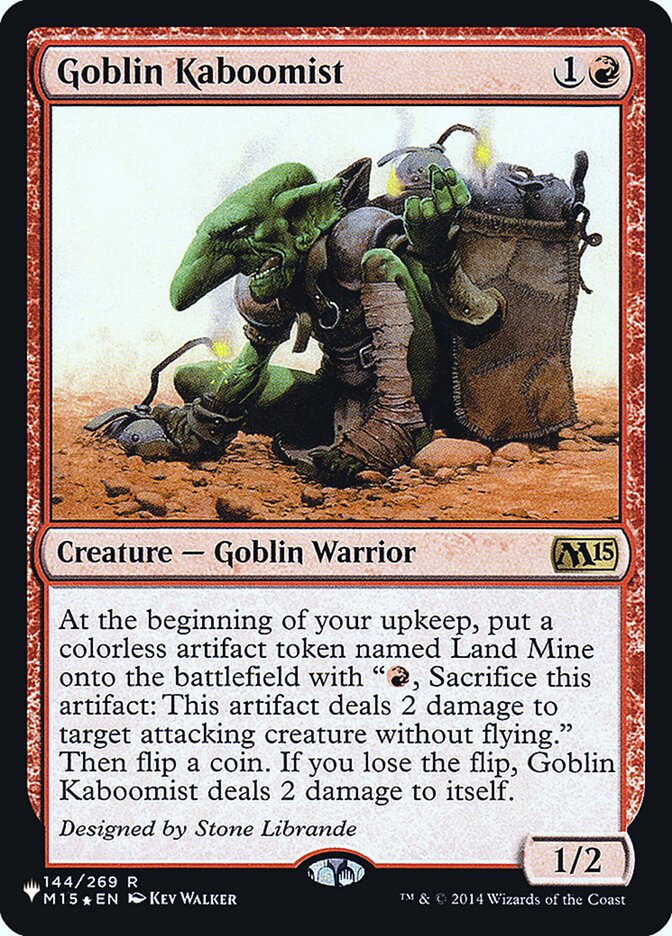 Goblin Kaboomist [Secret Lair: Heads I Win, Tails You Lose] MTG Single Magic: The Gathering    | Red Claw Gaming