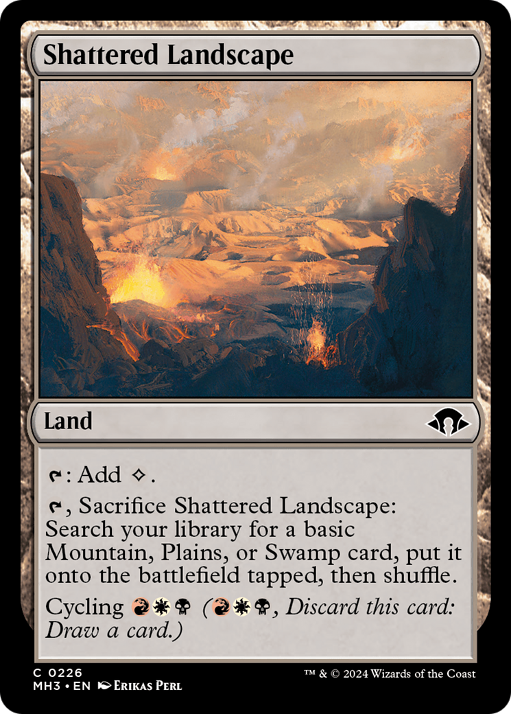 Shattered Landscape [Modern Horizons 3] MTG Single Magic: The Gathering    | Red Claw Gaming