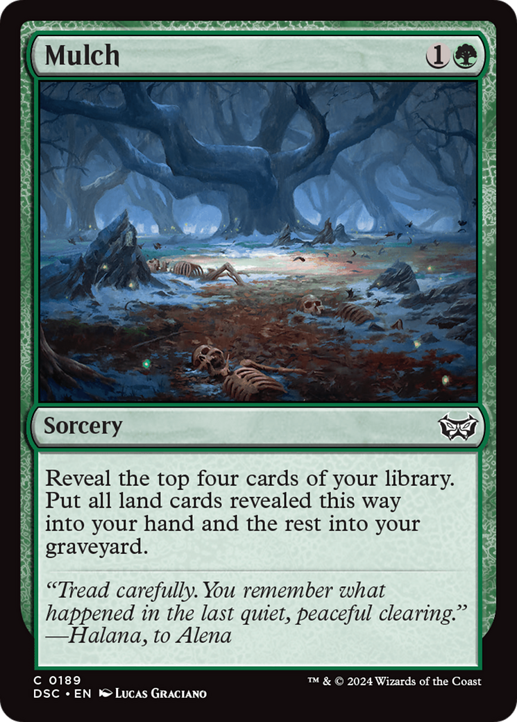 Mulch [Duskmourn: House of Horror Commander] MTG Single Magic: The Gathering    | Red Claw Gaming