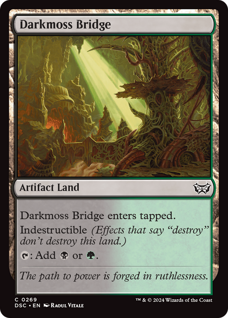 Darkmoss Bridge [Duskmourn: House of Horror Commander] MTG Single Magic: The Gathering    | Red Claw Gaming