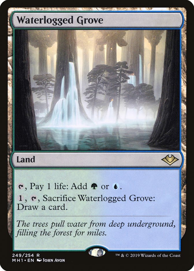 Waterlogged Grove [Modern Horizons] MTG Single Magic: The Gathering    | Red Claw Gaming