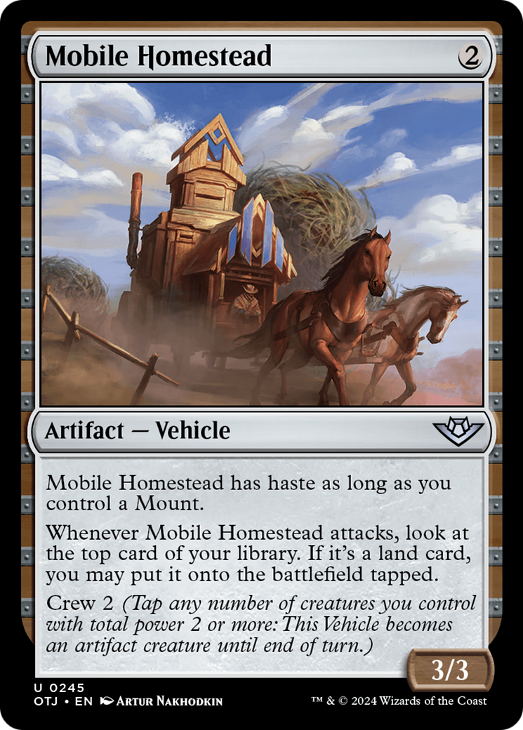 Mobile Homestead [Outlaws of Thunder Junction] MTG Single Magic: The Gathering    | Red Claw Gaming