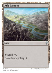 Ash Barrens (White Border) [Mystery Booster 2] MTG Single Magic: The Gathering    | Red Claw Gaming