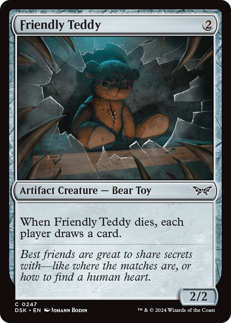 Friendly Teddy [Duskmourn: House of Horror] MTG Single Magic: The Gathering | Red Claw Gaming