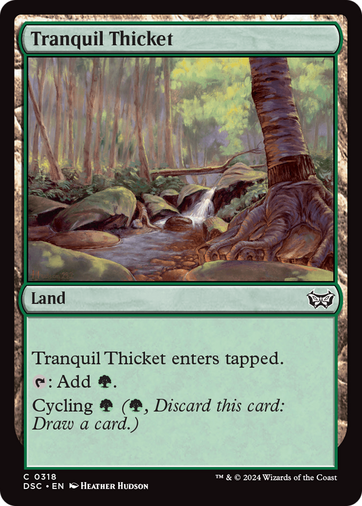 Tranquil Thicket [Duskmourn: House of Horror Commander] MTG Single Magic: The Gathering    | Red Claw Gaming