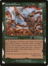 Squirrel Farm (4th Place) (Oversized) [Oversize Cards] MTG Single Magic: The Gathering    | Red Claw Gaming