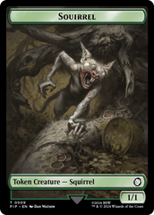 Food (013) // Squirrel Double-Sided Token [Fallout Tokens] MTG Single Magic: The Gathering    | Red Claw Gaming