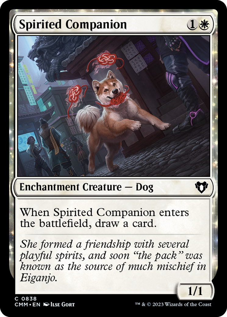 Spirited Companion [Commander Masters] MTG Single Magic: The Gathering    | Red Claw Gaming