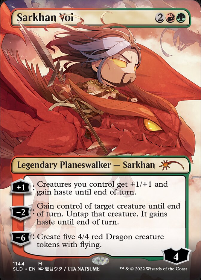 Sarkhan Vol (Borderless) [Secret Lair Drop Series] MTG Single Magic: The Gathering    | Red Claw Gaming