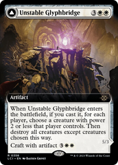 Unstable Glyphbridge // Sandswirl Wanderglyph (Extended Art) [The Lost Caverns of Ixalan] MTG Single Magic: The Gathering    | Red Claw Gaming