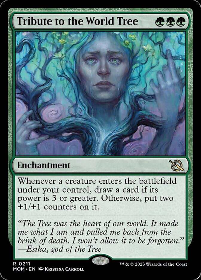 Tribute to the World Tree [March of the Machine] MTG Single Magic: The Gathering    | Red Claw Gaming