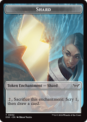 Glimmer // Shard Double-Sided Token [Duskmourn: House of Horror Tokens] MTG Single Magic: The Gathering    | Red Claw Gaming