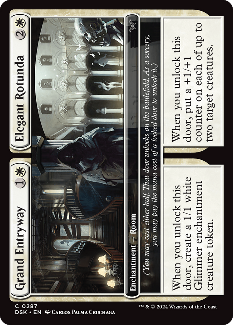 Grand Entryway // Elegant Rotunda (0287) [Duskmourn: House of Horror] MTG Single Magic: The Gathering | Red Claw Gaming