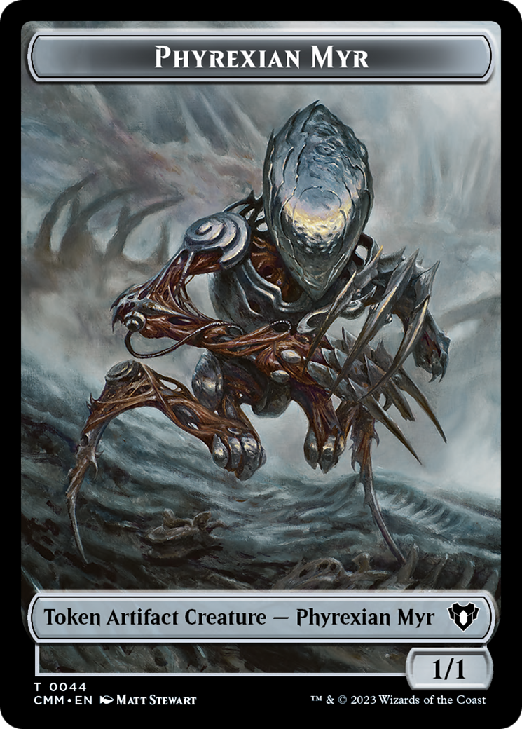 Phyrexian Myr Token [Commander Masters Tokens] MTG Single Magic: The Gathering    | Red Claw Gaming