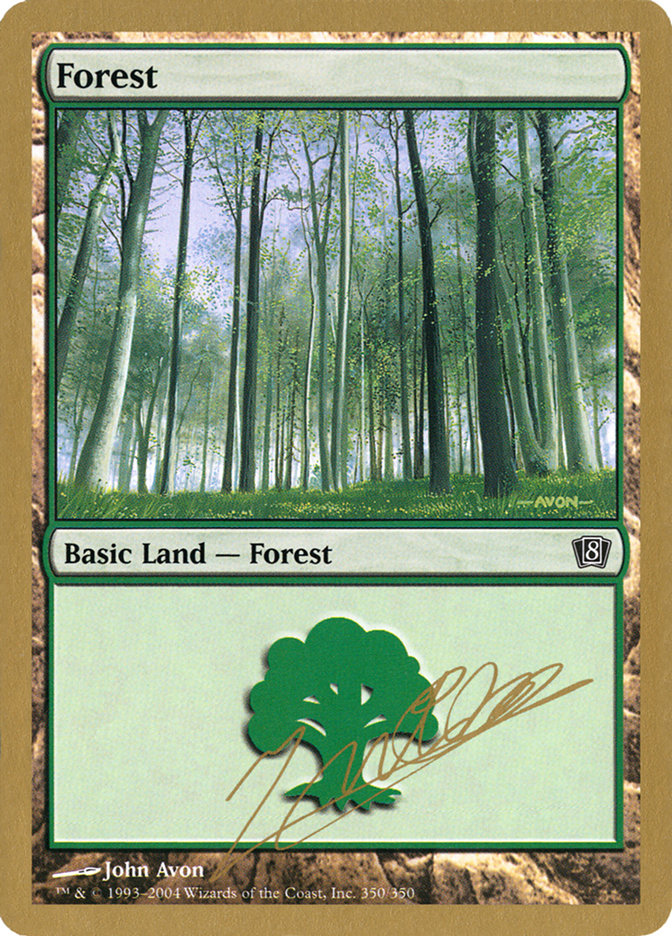 Forest (jn350) (Julien Nuijten) [World Championship Decks 2004] MTG Single Magic: The Gathering    | Red Claw Gaming