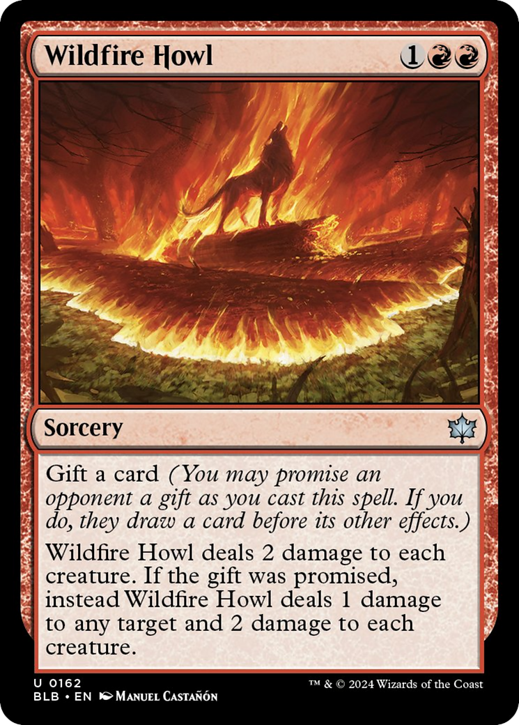 Wildfire Howl [Bloomburrow] MTG Single Magic: The Gathering    | Red Claw Gaming