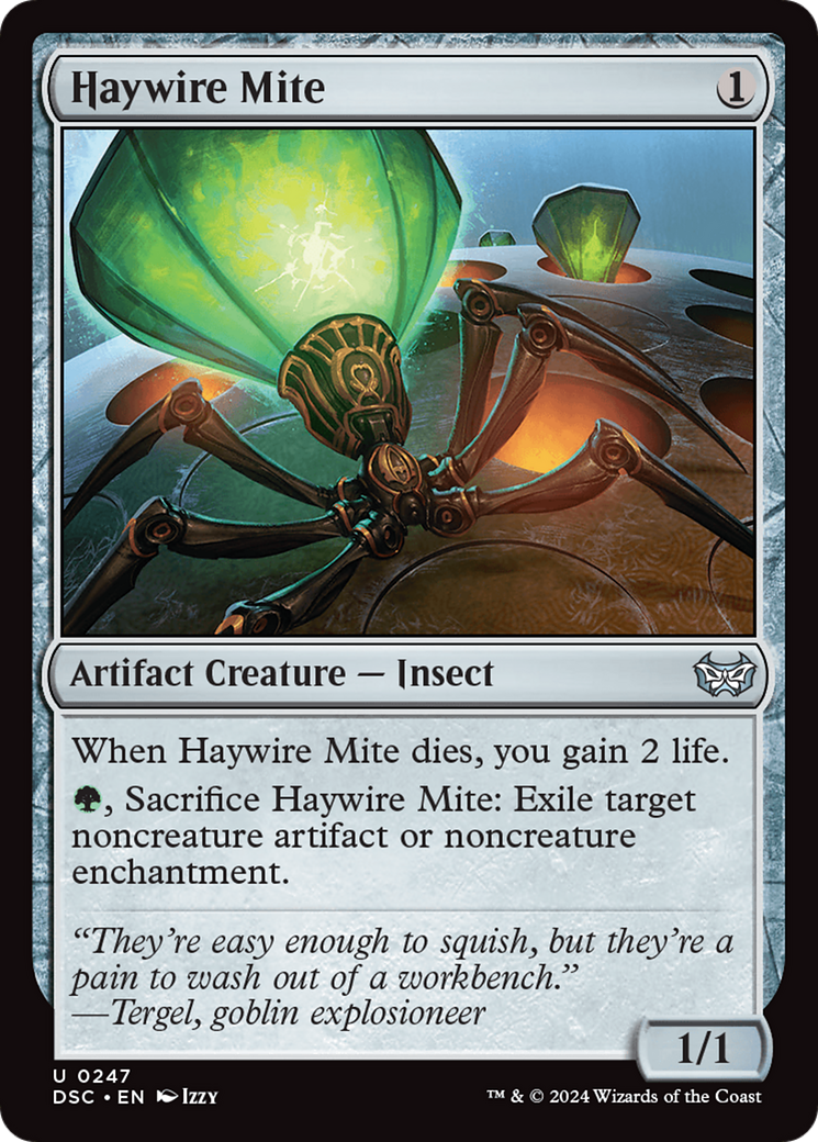 Haywire Mite [Duskmourn: House of Horror Commander] MTG Single Magic: The Gathering    | Red Claw Gaming