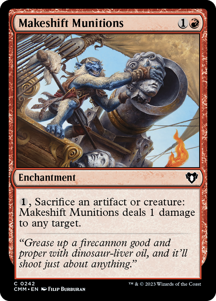 Makeshift Munitions [Commander Masters] MTG Single Magic: The Gathering    | Red Claw Gaming