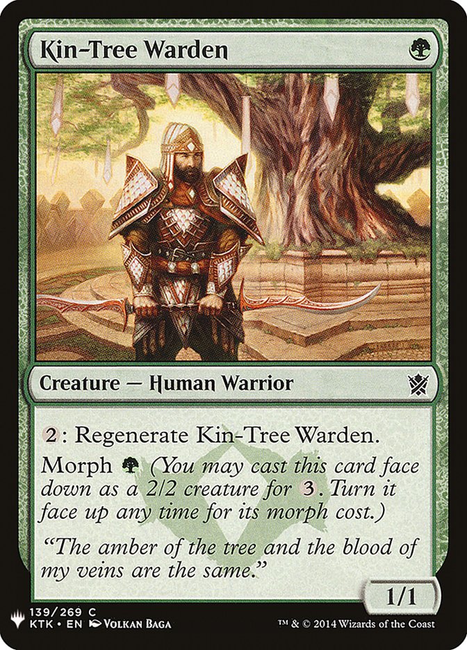 Kin-Tree Warden [Mystery Booster] MTG Single Magic: The Gathering | Red Claw Gaming