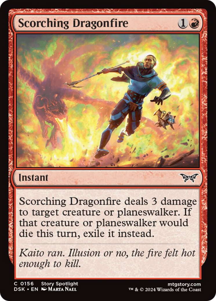 Scorching Dragonfire [Duskmourn: House of Horror] MTG Single Magic: The Gathering    | Red Claw Gaming