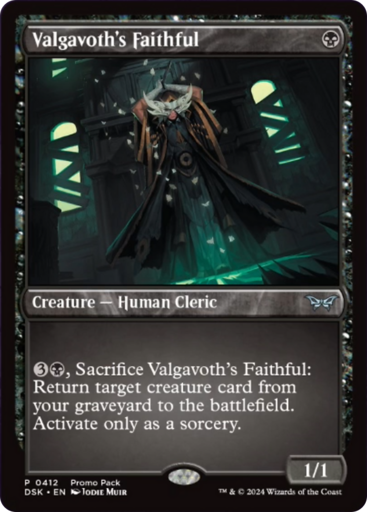 Valgavoth's Faithful [Duskmourn: House of Horror Promos] MTG Single Magic: The Gathering    | Red Claw Gaming