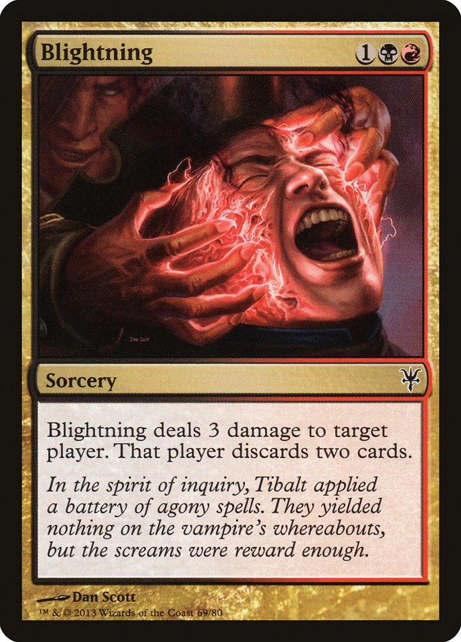 Blightning [Duel Decks: Sorin vs. Tibalt] MTG Single Magic: The Gathering    | Red Claw Gaming