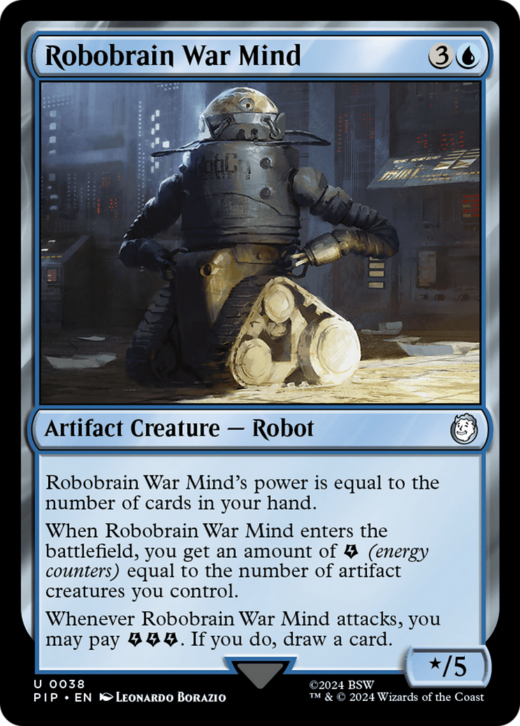 Robobrain War Mind [Fallout] MTG Single Magic: The Gathering    | Red Claw Gaming