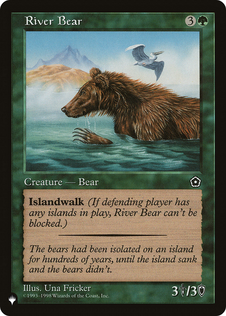 River Bear [The List Reprints] MTG Single Magic: The Gathering    | Red Claw Gaming