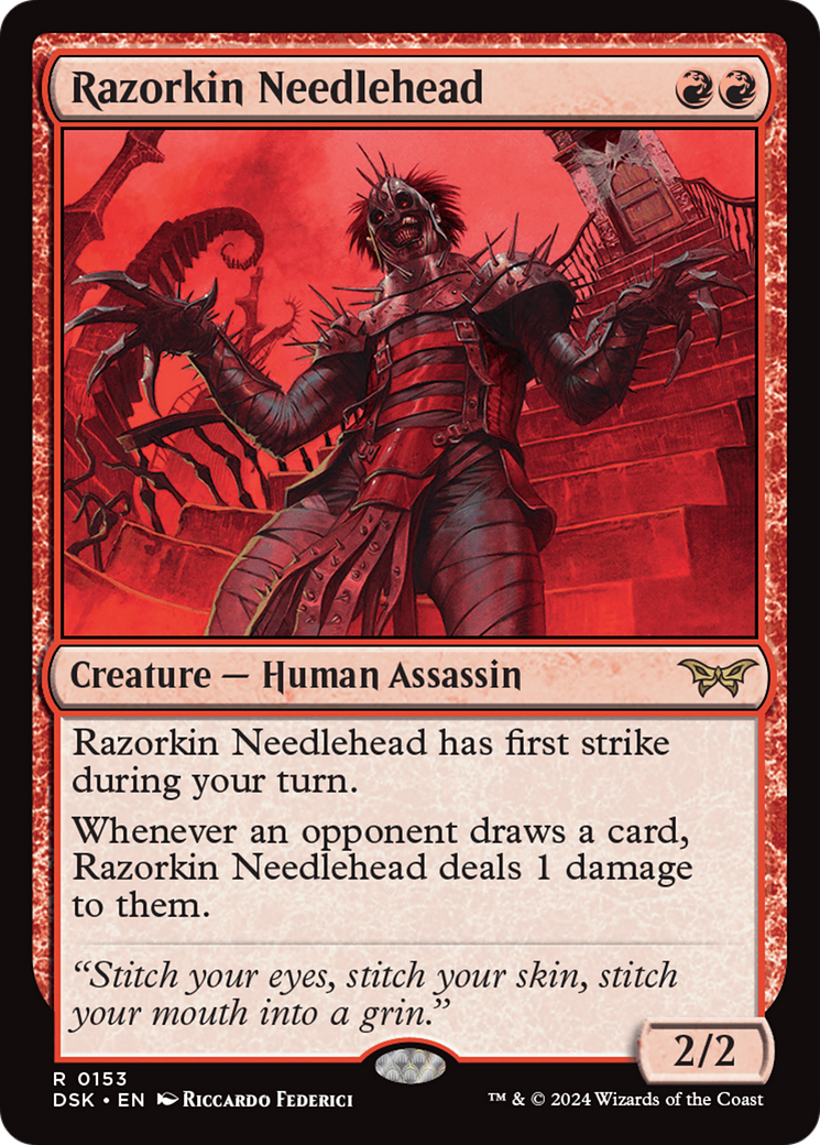 Razorkin Needlehead [Duskmourn: House of Horror] MTG Single Magic: The Gathering    | Red Claw Gaming